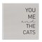 Stupell Industries Minimal You Me & Cats Wall Plaque, design by Jaxn Blvd.